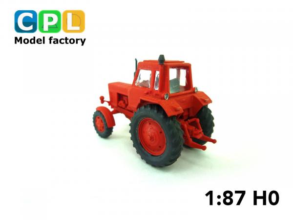 Traktor Belaruss MTS-82L kleine Kabine rot Bj 1982